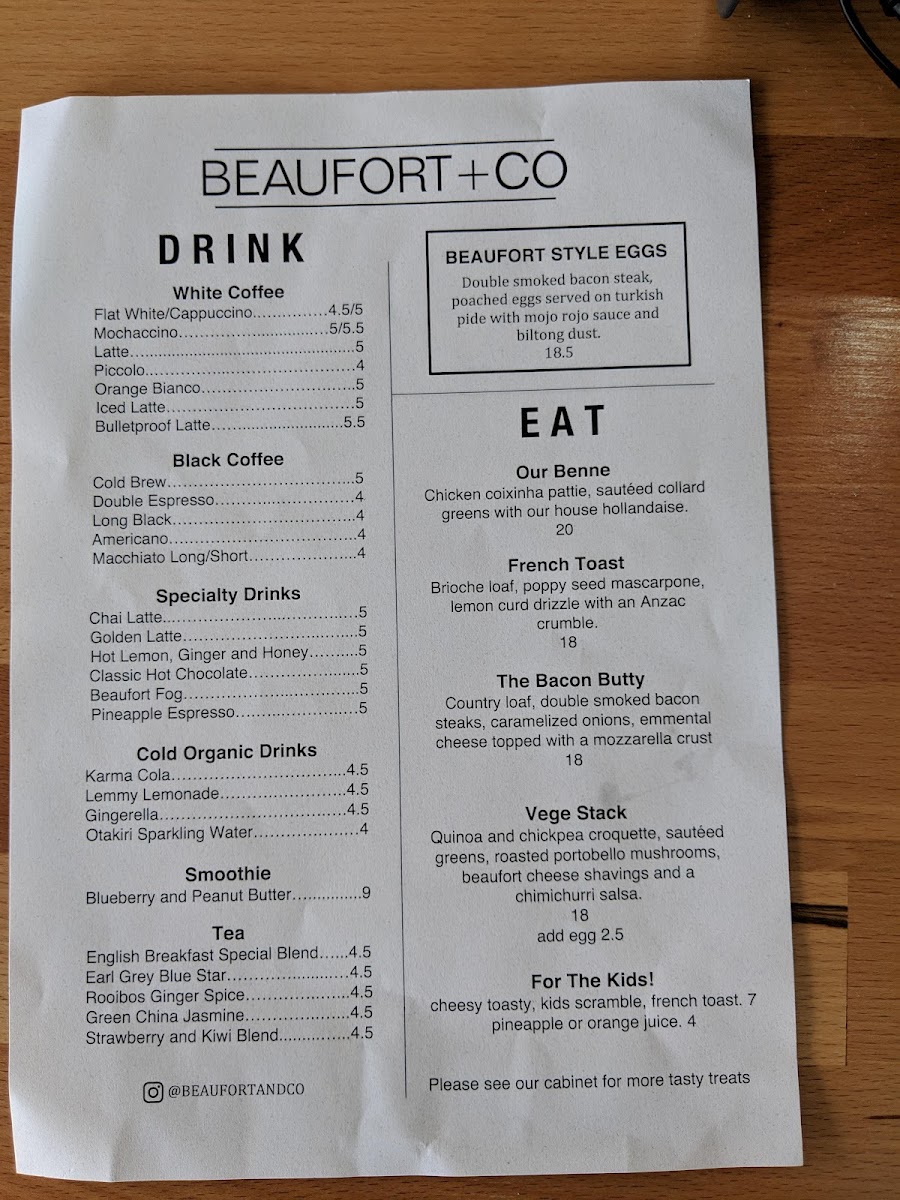 Menu Beaufort Co-6